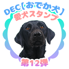 DEC / ODEKAKEN dog sticker 12