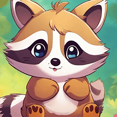 Cute Tanuki Stickers