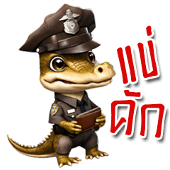 Little crocodile police