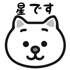 Hoshi cat sticker