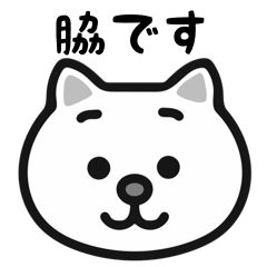 waki cat sticker