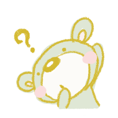 Hokkori Bear Sticker