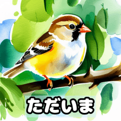 Bird Sticker 40-2