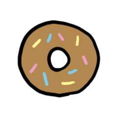 Donut with no expression