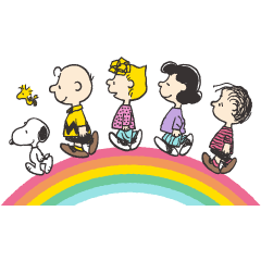 Snoopy กับผองเพื่อน สติกเกอร์เพื่อนซี้