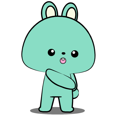 Matcha Rabbit : Pop-up stickers