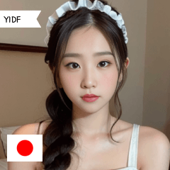 JP maid cafe girl YIDF