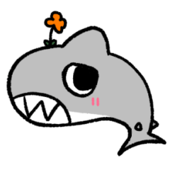 Speak Shark with hand and legs