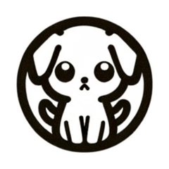 Pretty dog icon