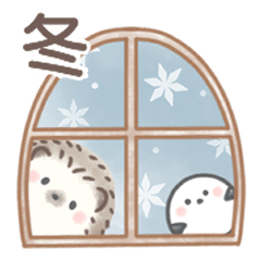 Daily use*Hedgehog and Shimaenaga 2
