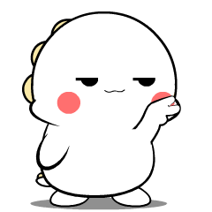 White Dino 6 : Animated Stickers