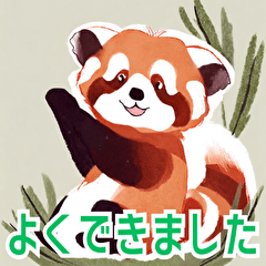 Lovable Red Panda Expressions