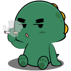 Grumpy Dino : Animated Stickers