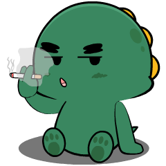 Grumpy Dino : Animated Stickers
