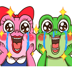 Froggy Duo's Comical Capers