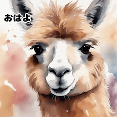 "Surreal Alpaca Everyday Stamps"