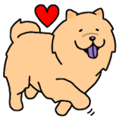 Dog Stamp Chow Chow