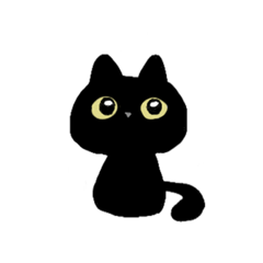 Black Cat chan Sticker