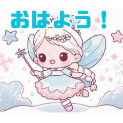 Cute Snow Fairy Illustrations