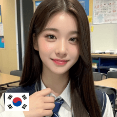 KR Korean school uniform girlfriend