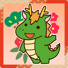 Mini Dragon Sticker2024