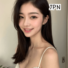JPN 現実の韓国の女の子