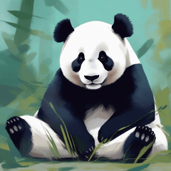 Have fun with giant pandas!