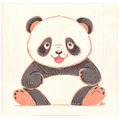 Whimsical Panda Wonderland