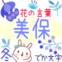 Miho2's Flower Words in Winter
