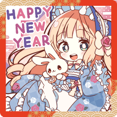 HONWAKA Alice Celebration pop-up Sticker