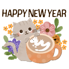 New Year's cute loose cat [resale]