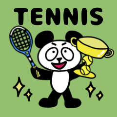 Let's play tennis with PANDAKUN.