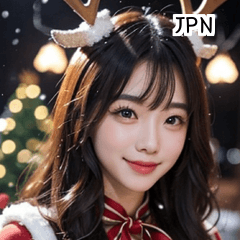 JPN Real-life Santa girl