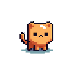 Cute Pixel Cat