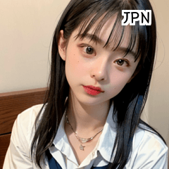 JPN 日本のセーラー服の女の子