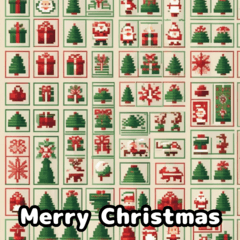 크리스마스 기쁨 스탬프 모음