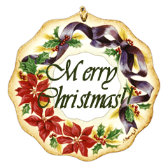 Victorian Christmas-New Year's greetings