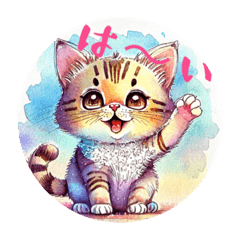 So cute cat stickers