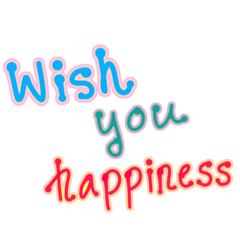 Wish You (words) in Eng