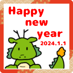 Stickers of New year