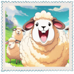羊世界的羊郵票