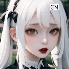 CN cute vampire girl  A