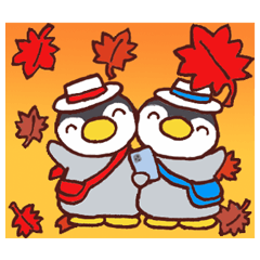 Seasonal stickers autumn