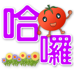 Cute tomatoes- super practical- big font