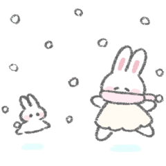 The fluffy bunny sticker41