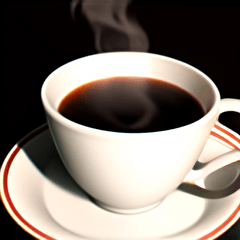 realistic coffee