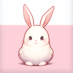 small and cute rabbit