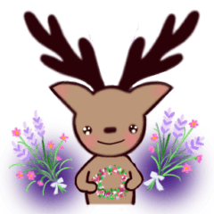 Cute reindeer Anne