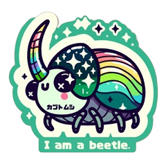 Mystical Beetle & Stag Beetle Stickers