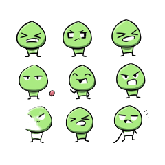 Green Bean Man - LINE スタンプ | LINE STORE